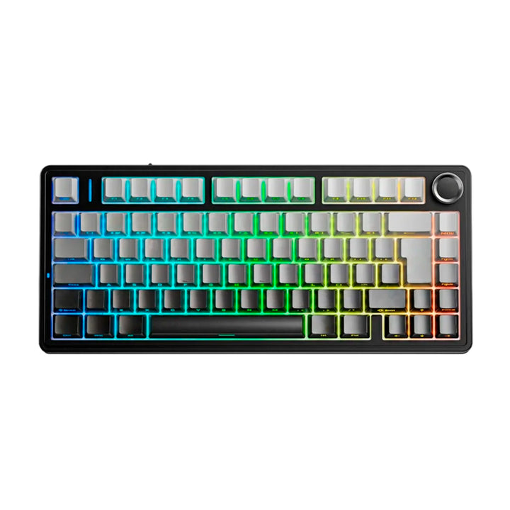 Teclado mecánico gamer Aula F75, inalámbrico, RGB, Español, Reaper Switch