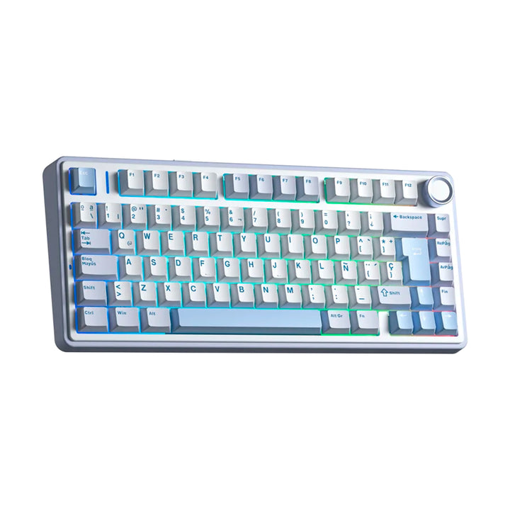 Teclado mecánico gamer Aula F75, inalámbrico, RGB - Achorao