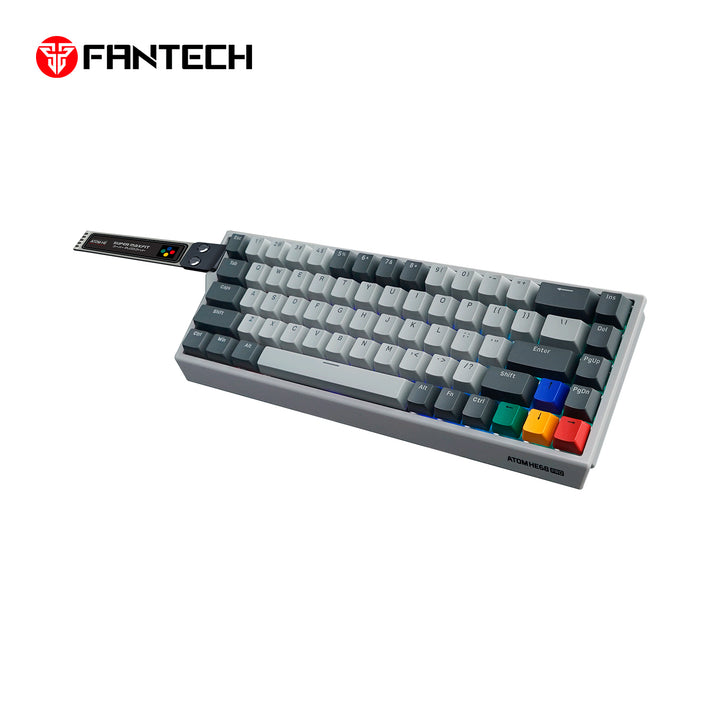 Teclado mecánico gamer FANTECH ATOM HE68 PRO mk922, Super Maxfit
