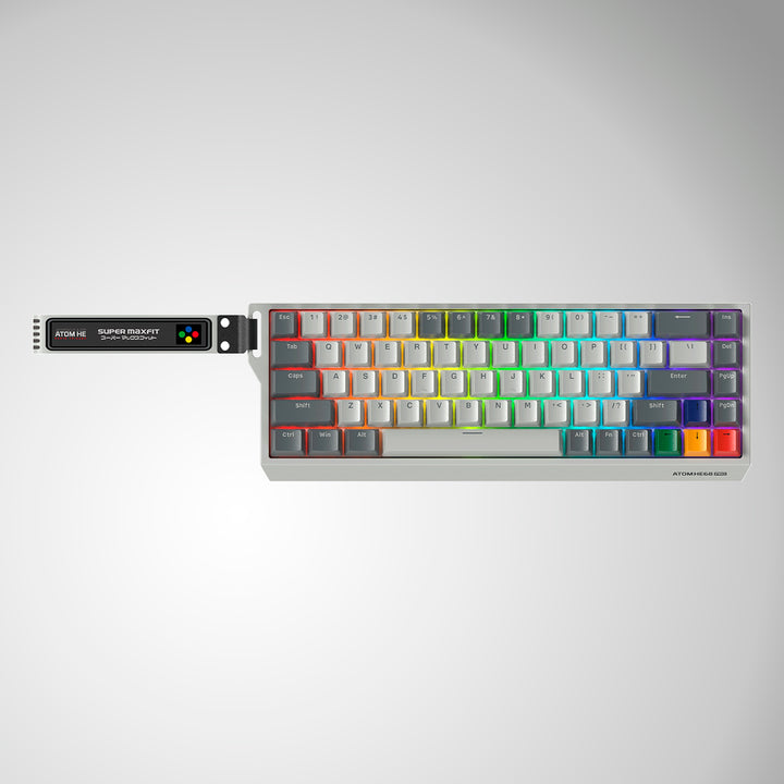 Teclado mecánico gamer FANTECH ATOM HE68 PRO mk922, Super Maxfit
