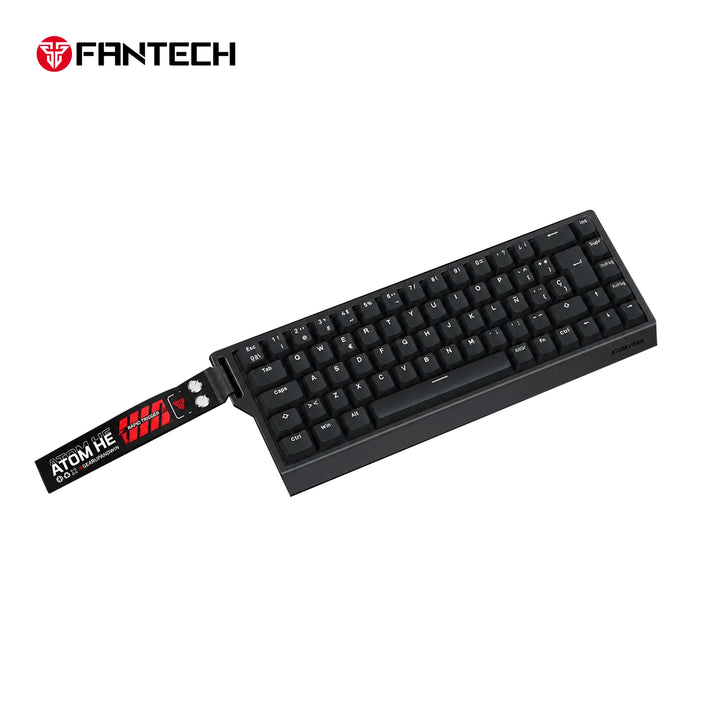 Teclado mecánico gamer Fantech ATOM HE68 MK811 con cable, distribución en español