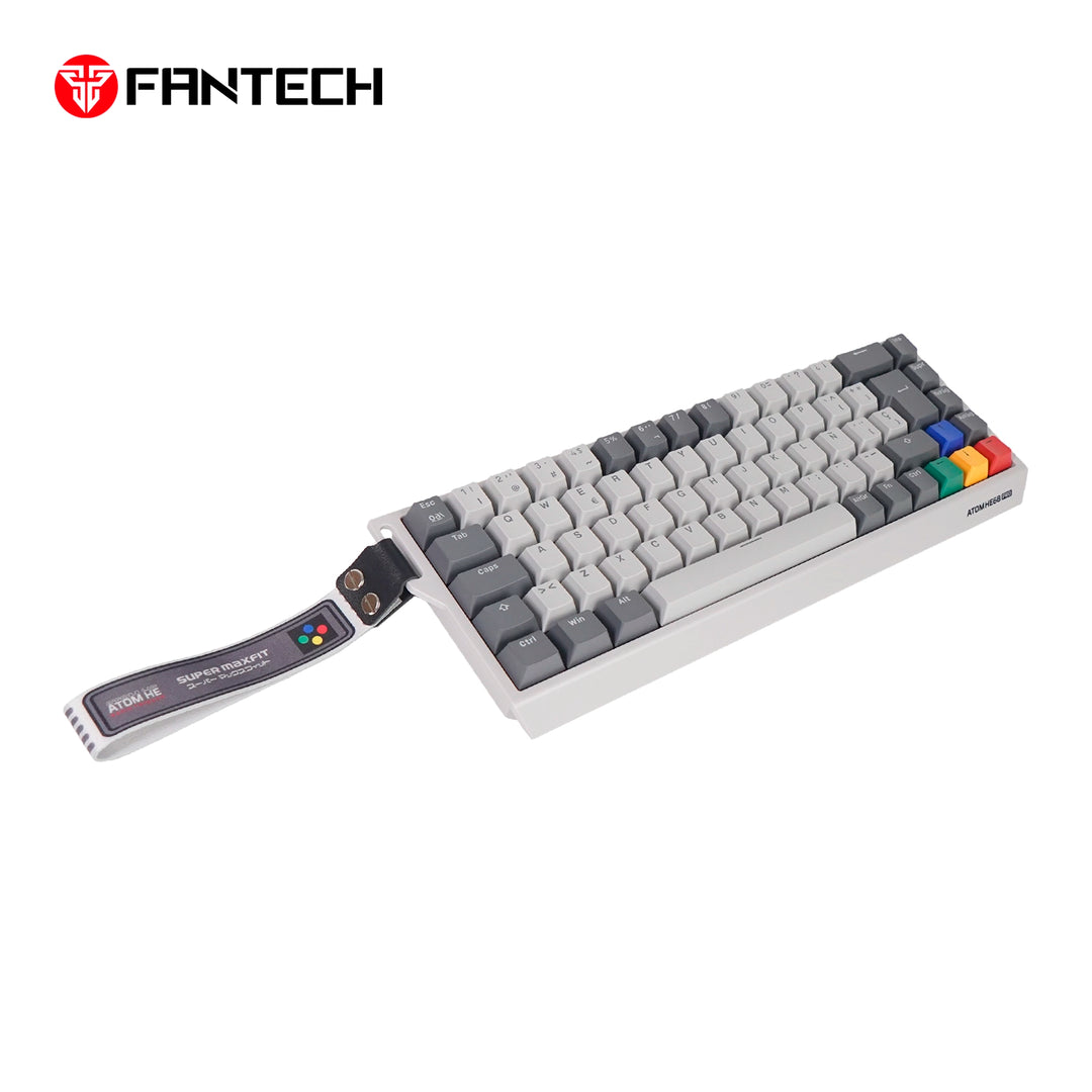 Teclado mecánico gamer Fantech ATOM HE68 PRO MK922 65% con efecto Hall, distribución española inalámbrica
