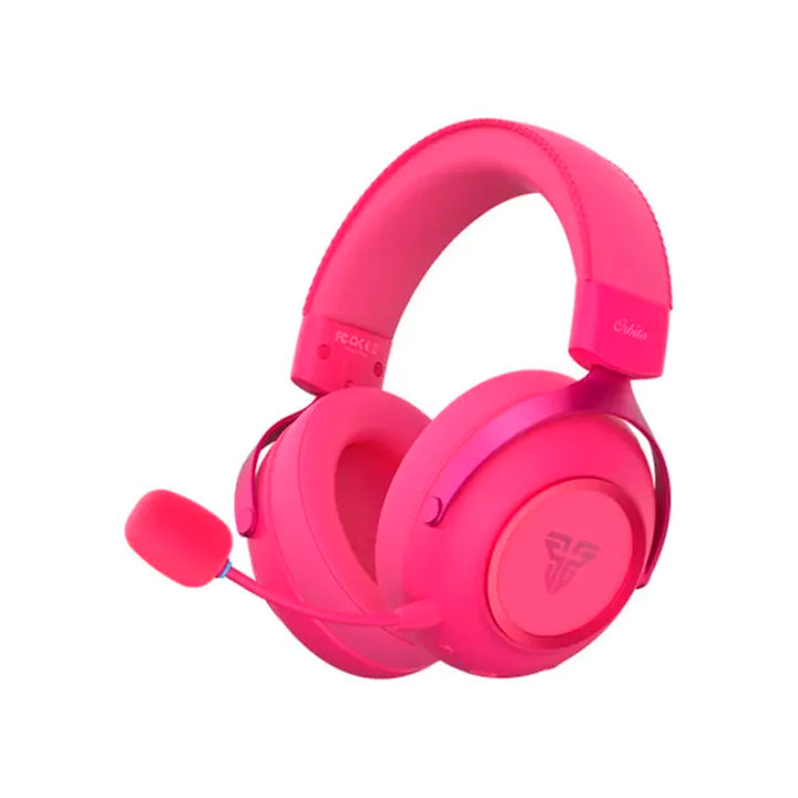Audífonos gamer FANTECH ORBITA multiplataforma WHG07, color rosado