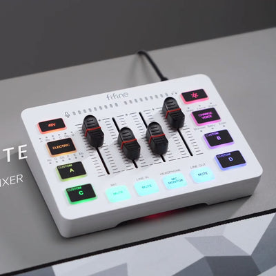 MEZCLADOR DE SONIDO Ampligame SC3 Mixer Fifine - Achorao