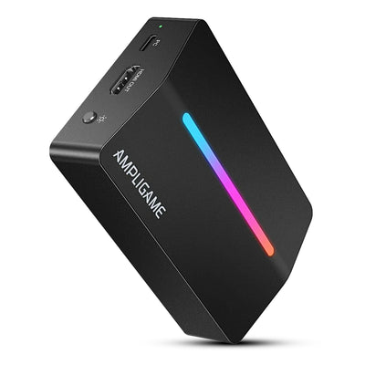 Capturadora de video FIFINE Ampligame V3  Records 1080P/60 PS5/Xbox/Switch/Mobile/Camera en PC/Laptop con 4K/30 Pass-through - Achorao