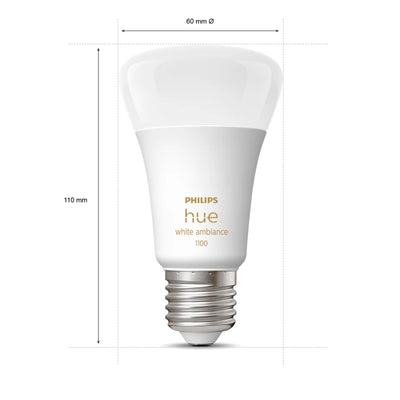 Foco Philips Hue WA 8W A60 E27 1100 EU - Achorao