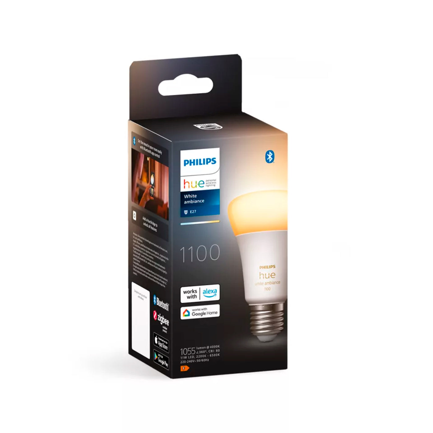 Foco Philips Hue WA 8W A60 E27 1100 EU - Achorao