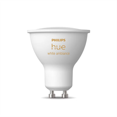 Foco Inteligente Philips Hue WCA 4.2W GU10 400 1P EU Luz Blanca (White ambiance) - Achorao