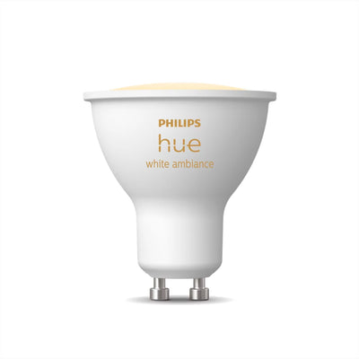 Foco Inteligente Philips Hue WCA 4.2W GU10 400 1P EU Luz Blanca (White ambiance) - Achorao