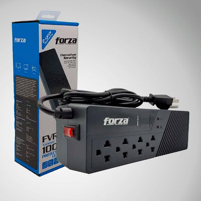 Estabilizador Automático Forza 4 Tomas - FVR-1012 - Capacidad 1000VA / 500W - Achorao
