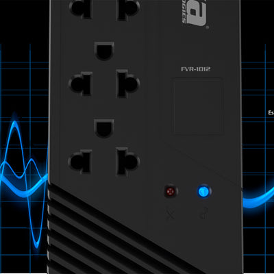 Estabilizador Automático Forza 4 Tomas - FVR-1012 - Capacidad 1000VA / 500W - Achorao