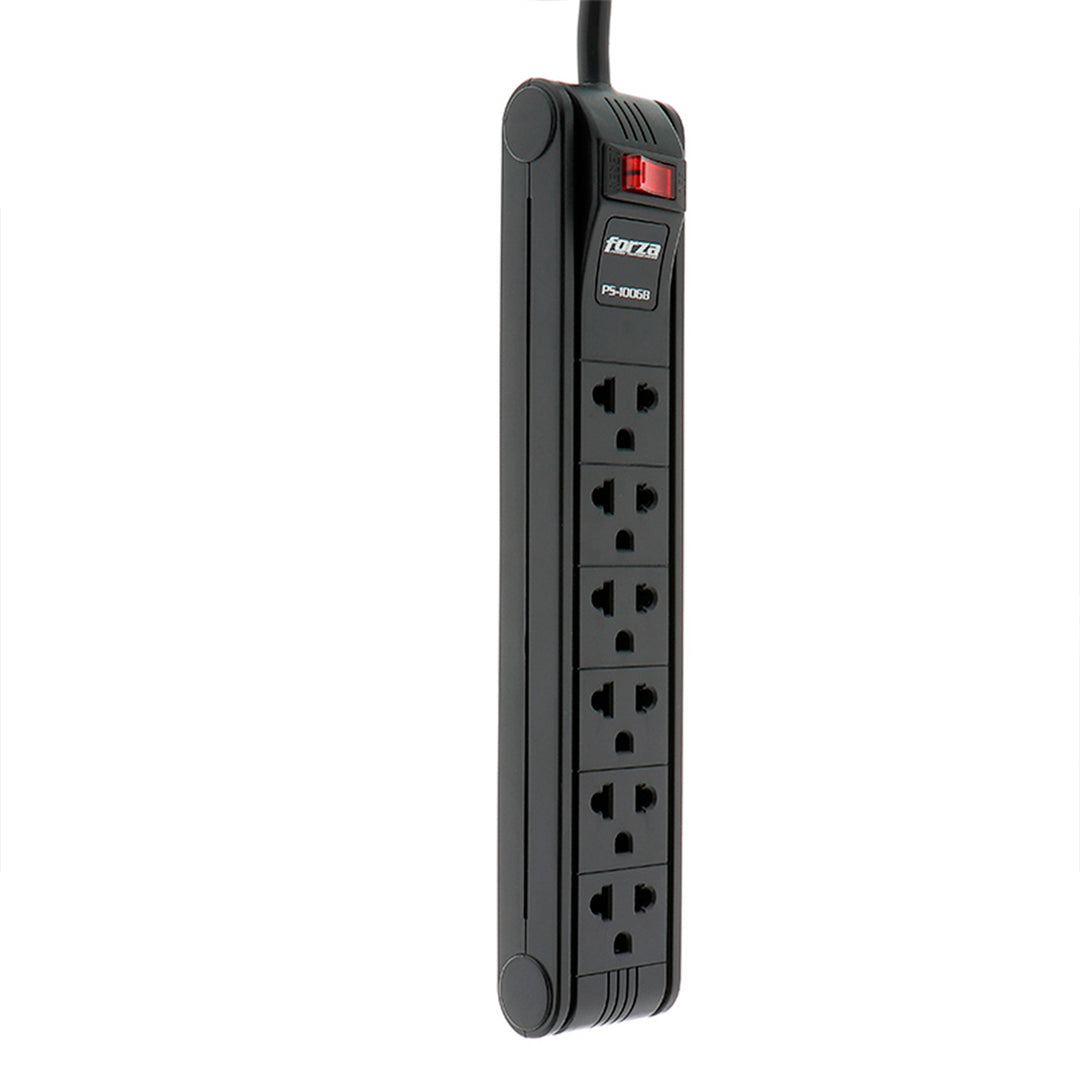 Regleta Forza PS-1006B, 1680W, 6 NEMA universales-120V/240V - Achorao