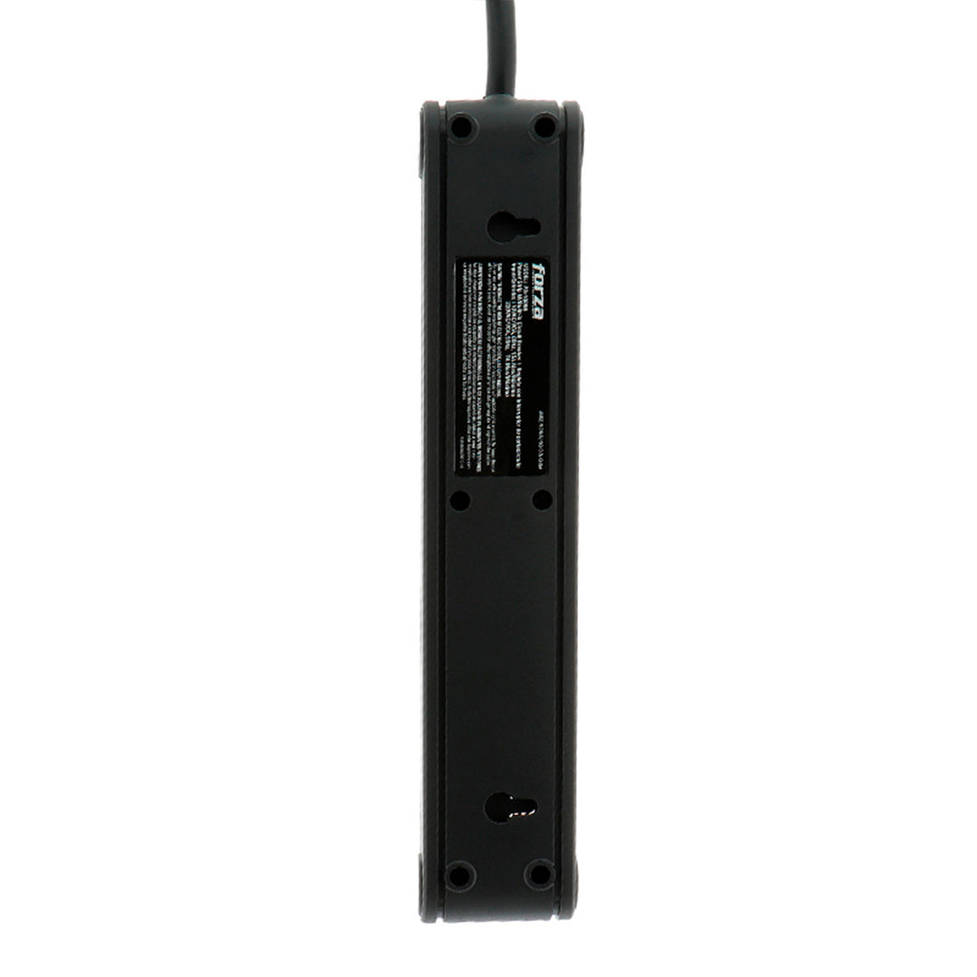 Regleta Forza PS-1006B, 1680W, 6 NEMA universales-120V/240V - Achorao