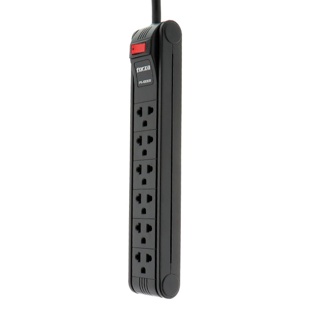 Regleta Forza PS-1006B, 1680W, 6 NEMA universales-120V/240V - Achorao