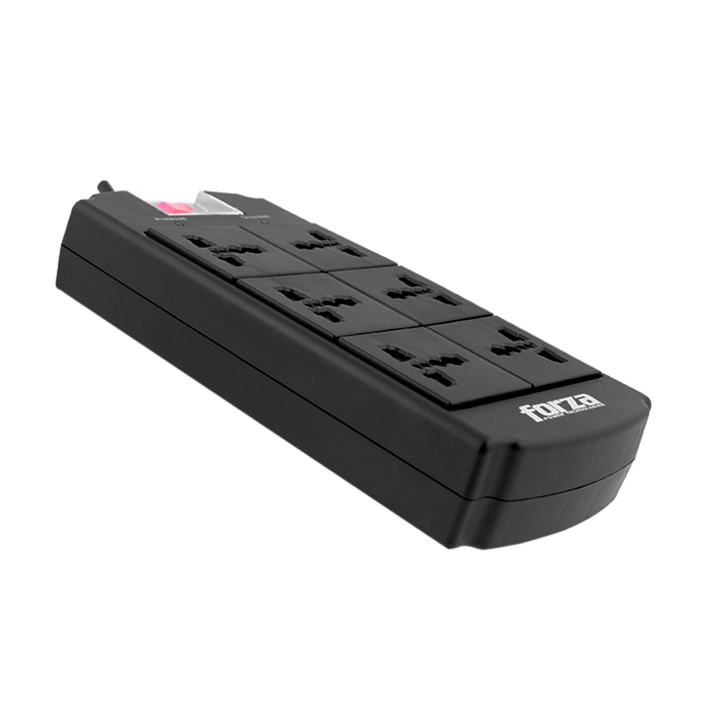Supresor de Picos Forza 6 Tomas - FSP-06MN - Capacidad 1800W - Compatibilidad Universal - Achorao