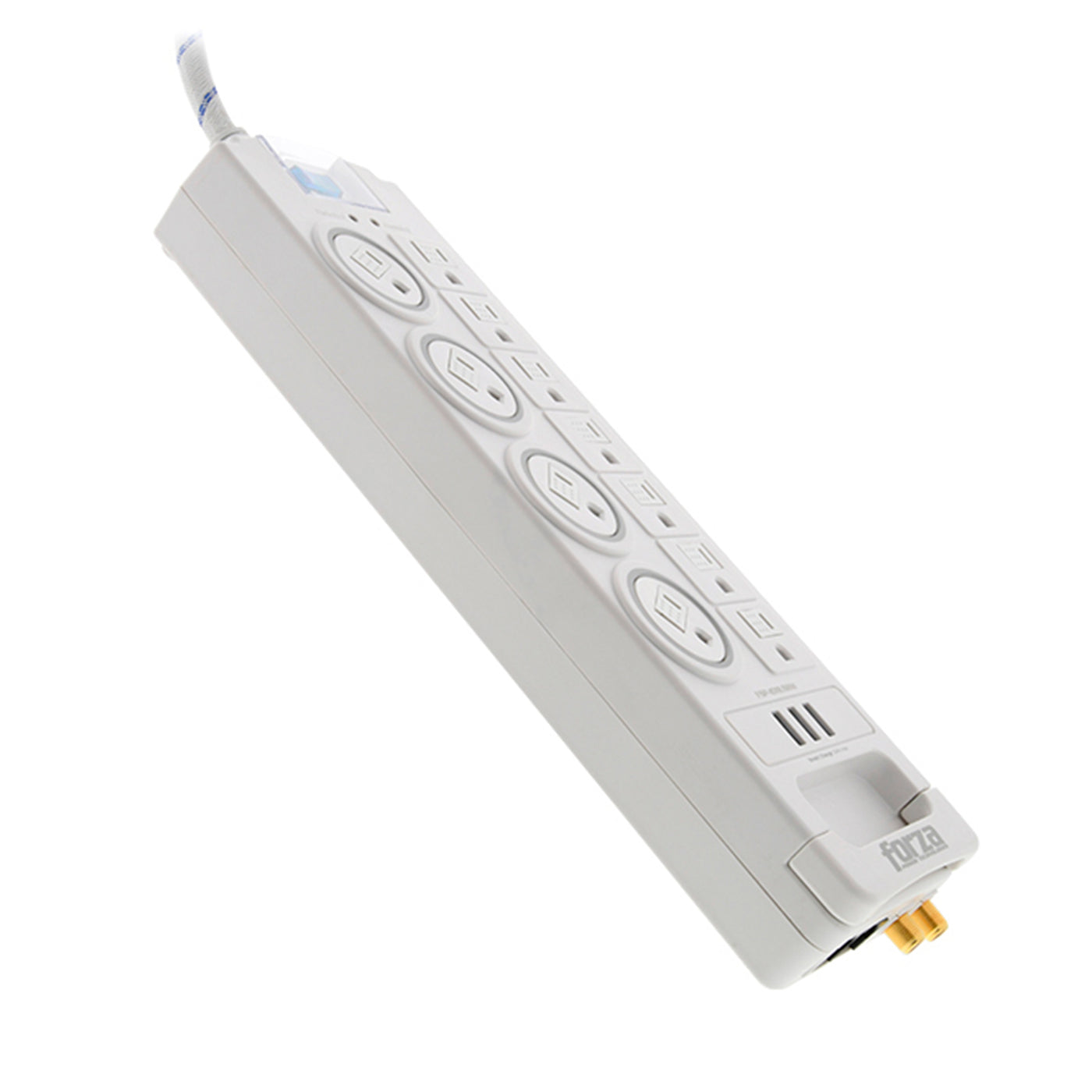 Supresor de picos Forza FSP-1011USBW, 1750w, RJ45 & COAXIAL-120V/240V - Achorao