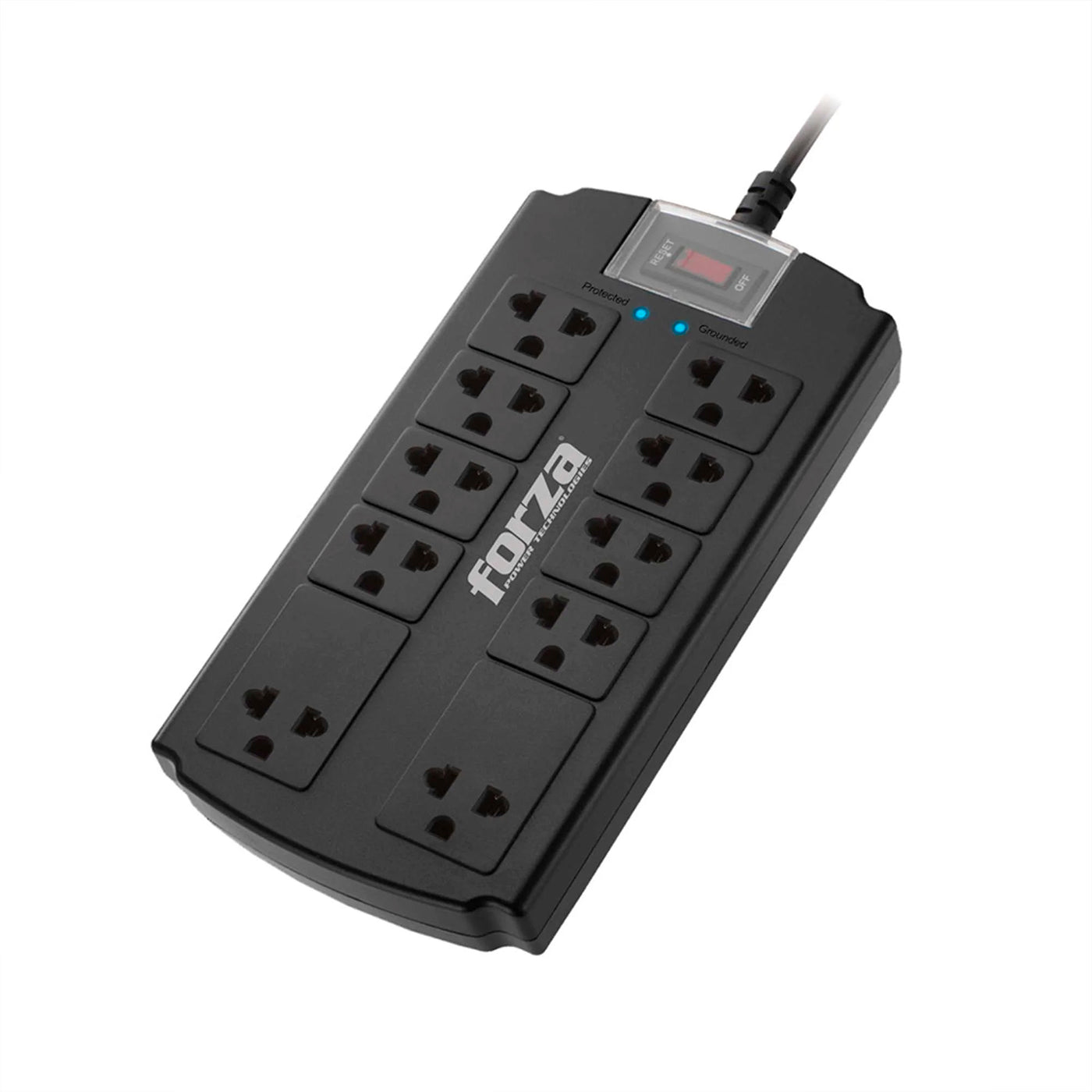 Supresor de picos Forza FSP-10UN, 1800W, 10 slds universales -120V/240V - Achorao