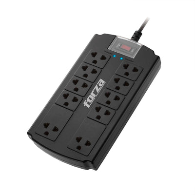 Supresor de picos Forza FSP-10UN, 1800W, 10 slds universales -120V/240V - Achorao