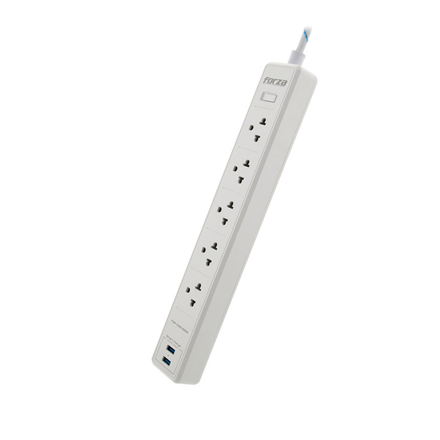 Supresor de picos Forza FSP-512USBW. 1540w usb/120v-240v Blanco - Achorao