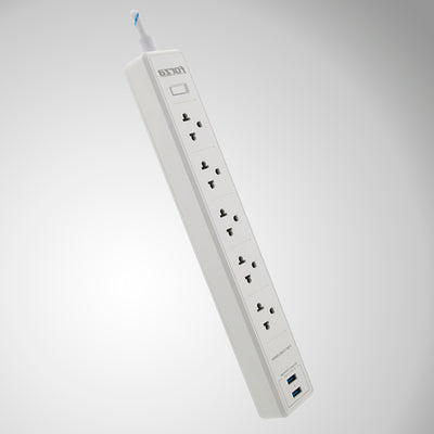 Supresor de picos Forza FSP-512USBW. 1540w usb/120v-240v Blanco - Achorao