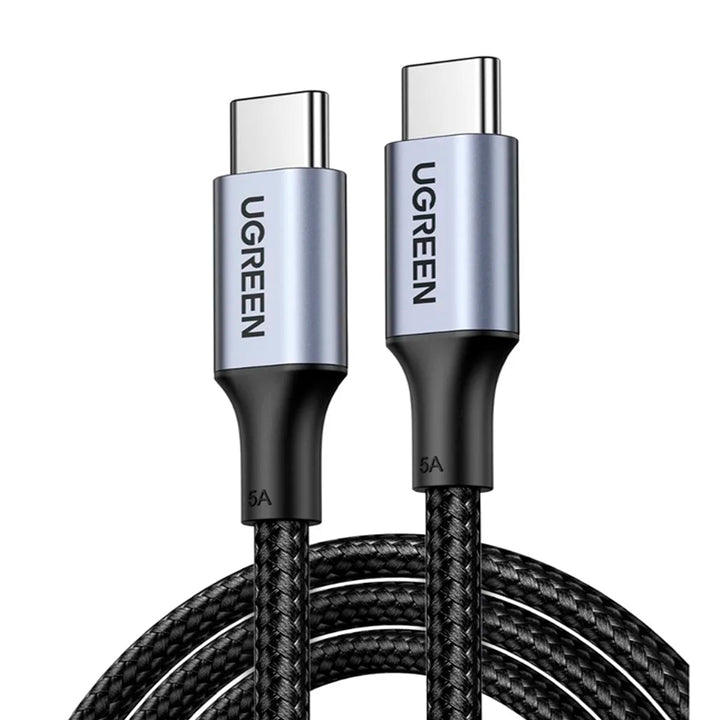 Cable USB-C UGREEN Trenzado con Carcasa de Aluminio Negro, Modelo US316, PN 70427