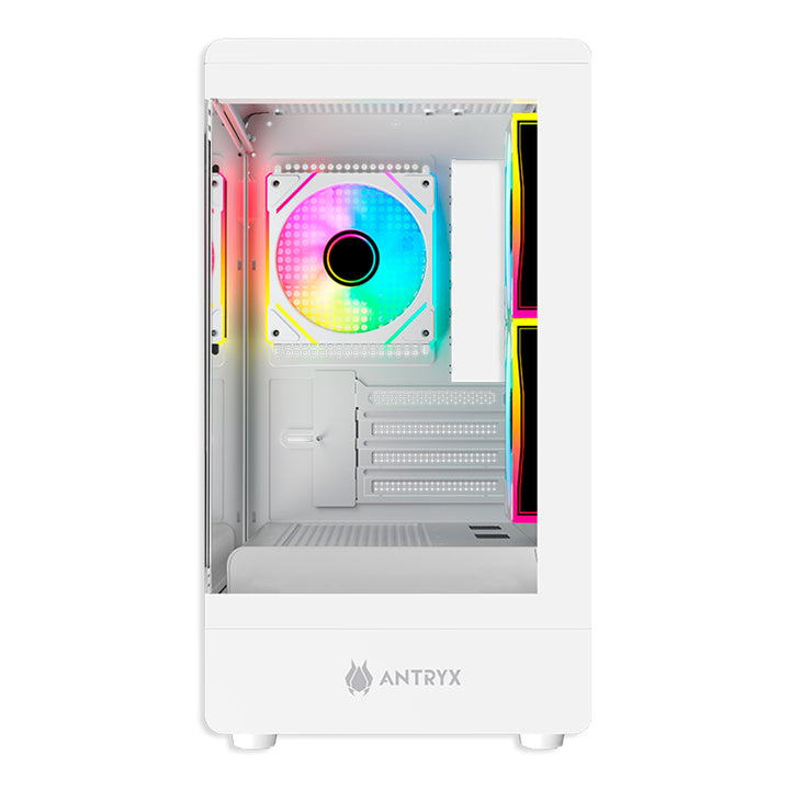 Case Antryx FX 630M Blanco, 3 Ventiladores Infinity ARGB - Achorao
