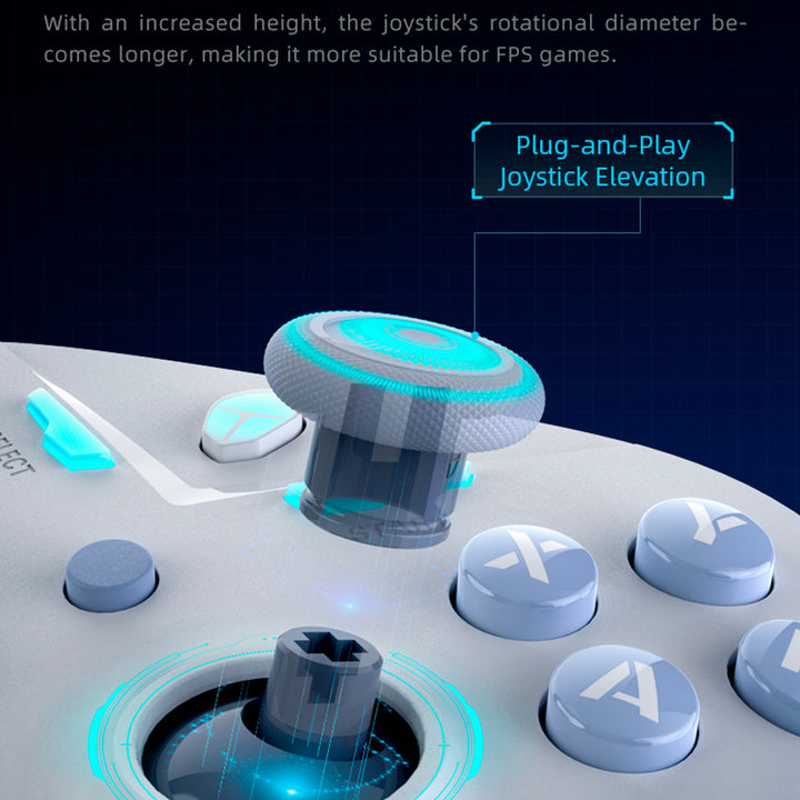 Gamepad THUNDEROBOT G30S Blanco, PC, Nintendo Switch, Android e iOS