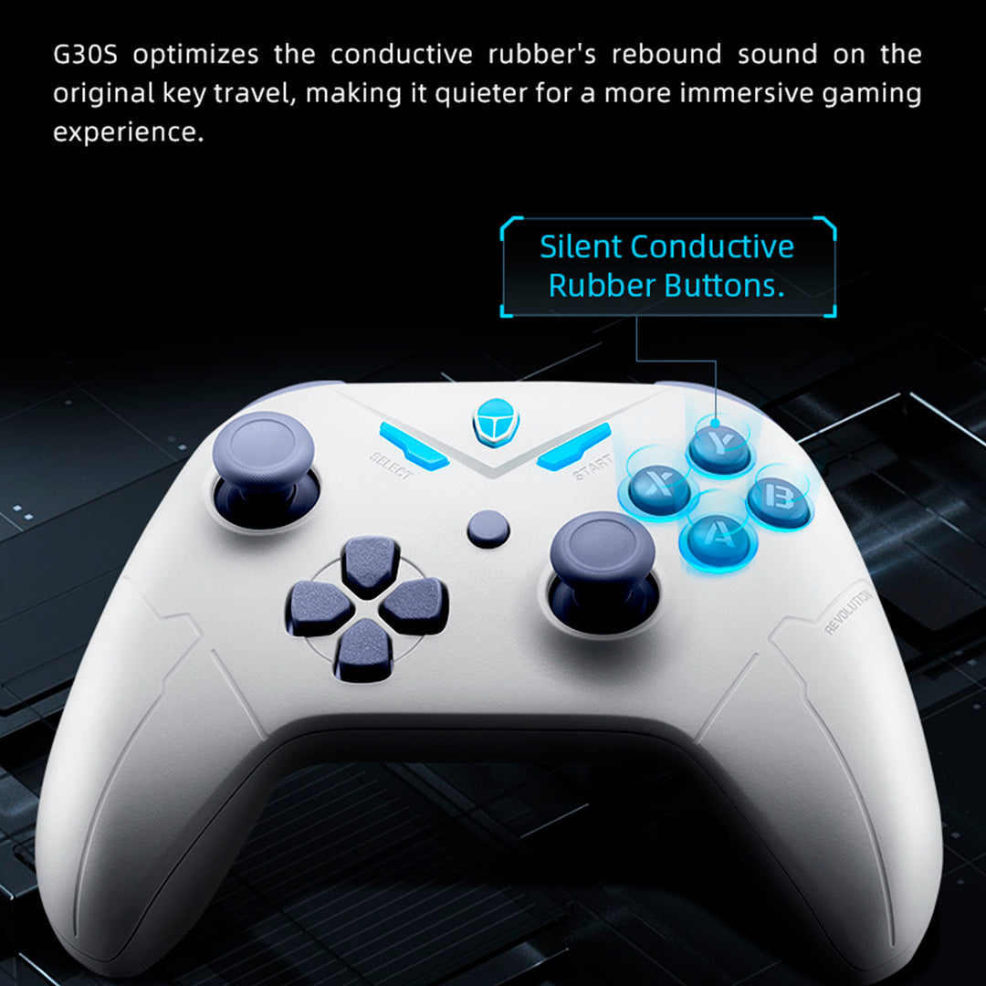 Gamepad THUNDEROBOT G30S Blanco, PC, Nintendo Switch, Android e iOS