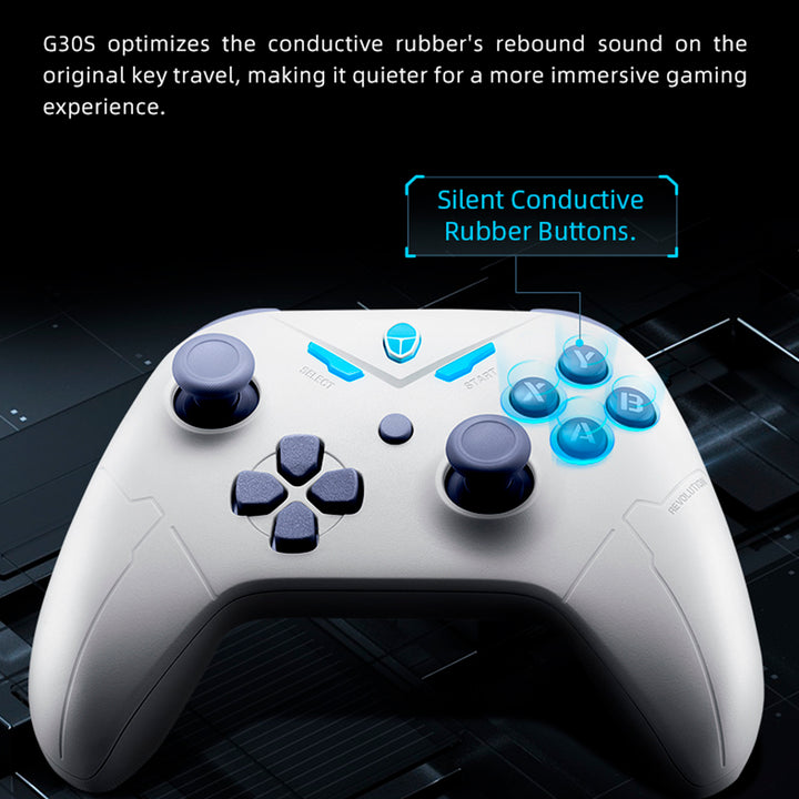 Gamepad THUNDEROBOT G30S Blanco, PC, Nintendo Switch, Android e iOS