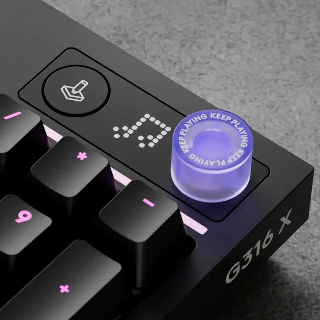 Teclado mecánico gamer Logitech G316X 98, cableado