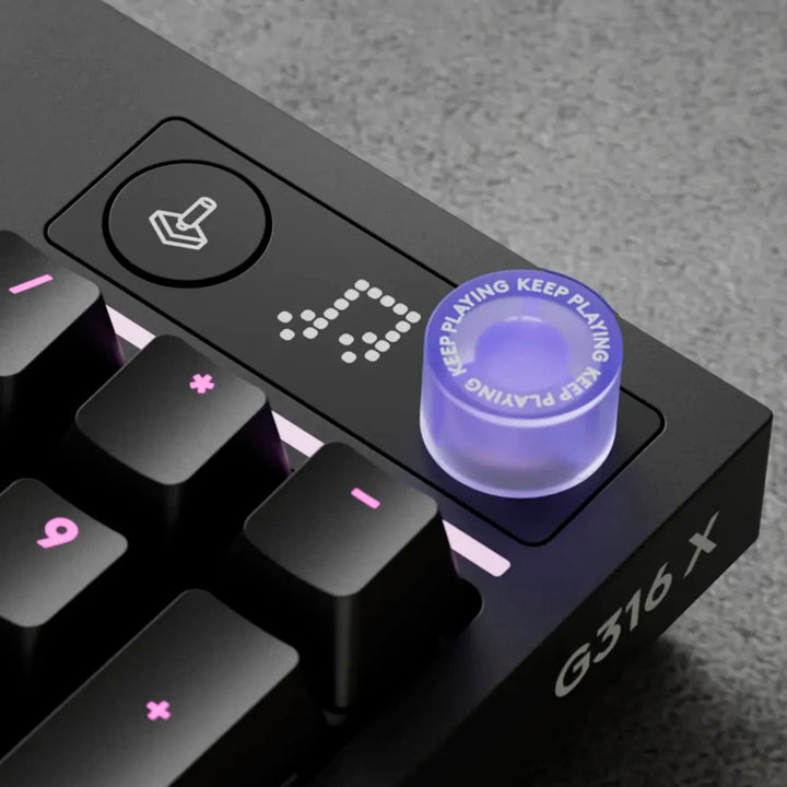 Teclado mecánico gamer Logitech G316X 98, cableado