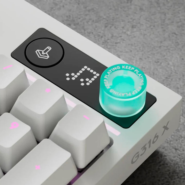 Teclado mecánico gamer Logitech G316X 98, cableado