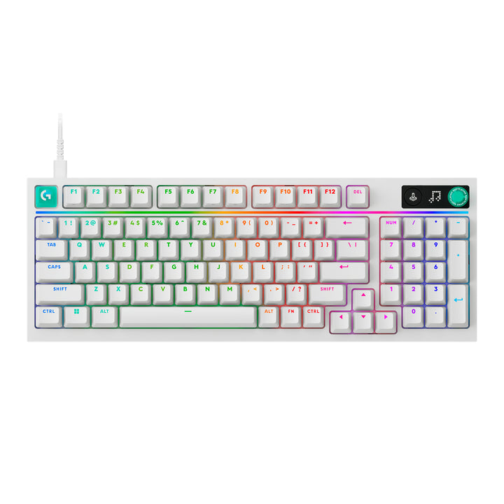 Teclado mecánico gamer Logitech G316X 98, cableado