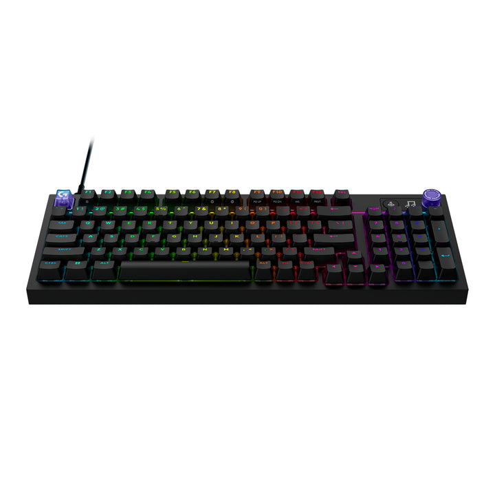 Teclado mecánico gamer Logitech G316X 98, cableado
