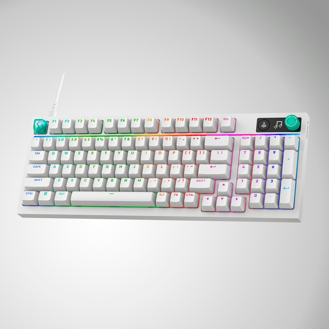 Teclado mecánico gamer Logitech G316X 98, cableado