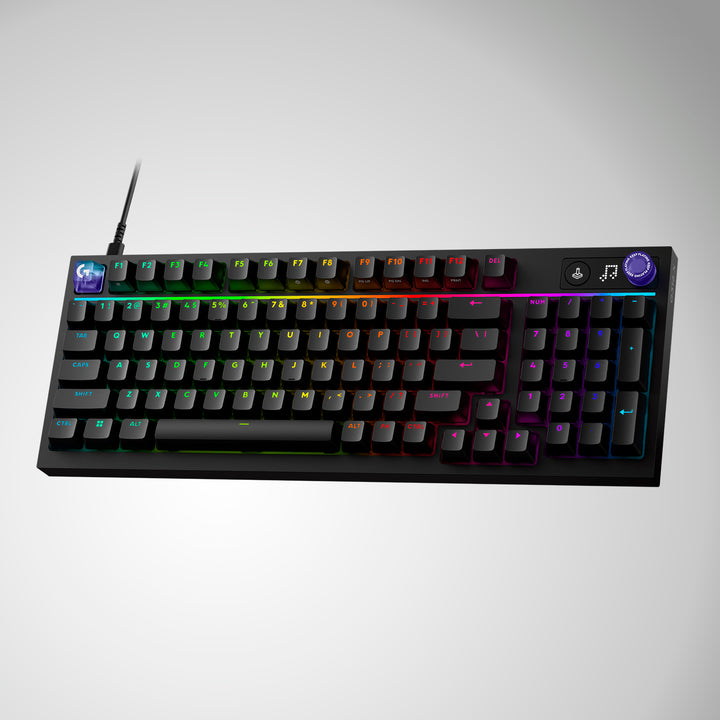 Teclado mecánico gamer Logitech G316X 98, cableado