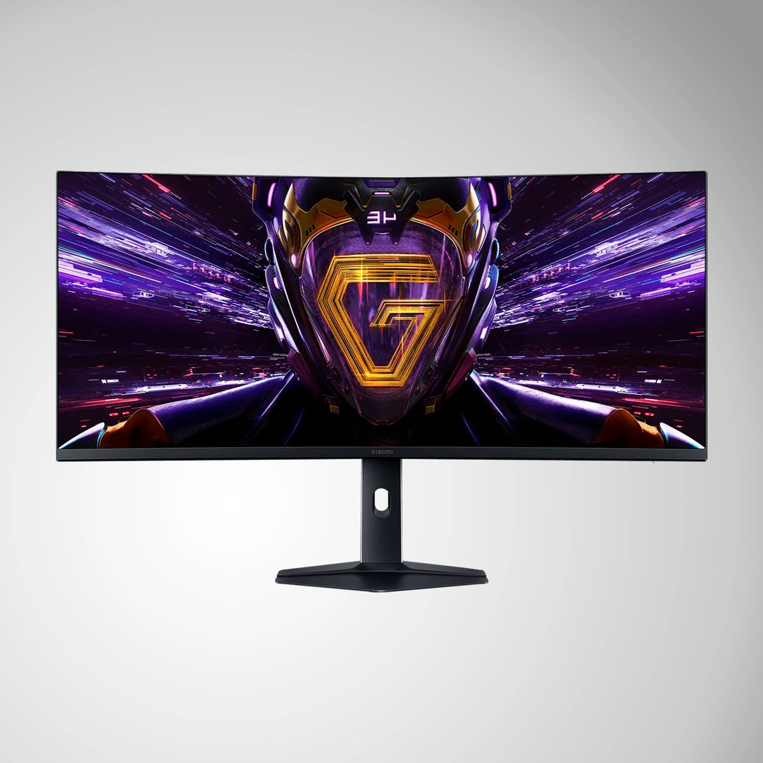 Monitor curvo Xiaomi Gaming G34WQi EU de 34 pulgadas con pantalla VA y tasa de refresco de 180Hz, diseñado para gaming.