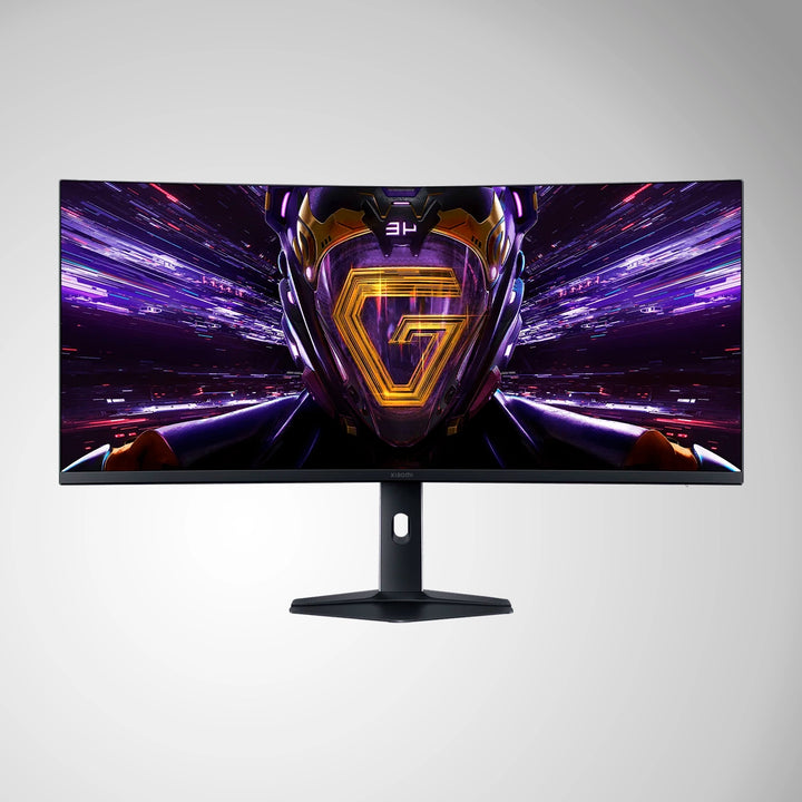 Monitor curvo Xiaomi Gaming G34WQi EU de 34 pulgadas con pantalla VA y tasa de refresco de 180Hz, diseñado para gaming.