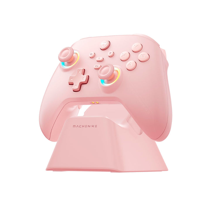 Gamepad MACHENIKE G3 V2. PC, Switch, Android, iOS y Mac, Rosado