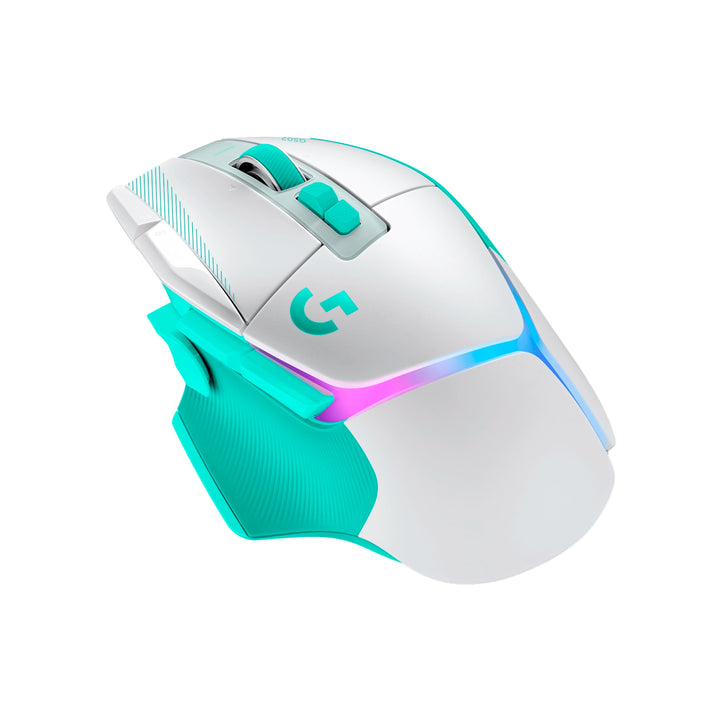 Mouse gamer inalámbrico Logitech G502 X Plus blanco, Lightforce, RGB y sensor de 25K DPI
