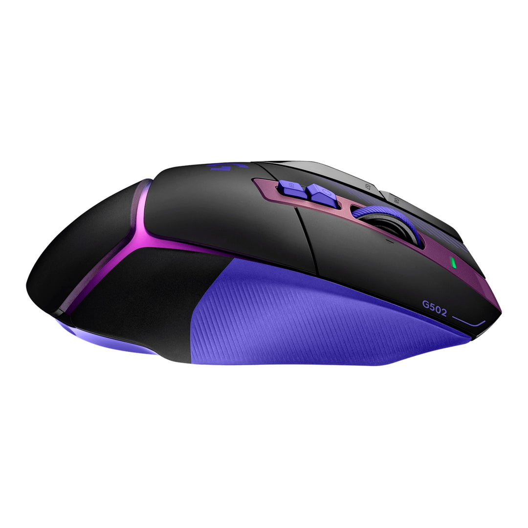 Mouse gamer inalámbrico Logitech G502 X Plus negro con RGB, tecnología Lightforce y sensor de 25K DPI