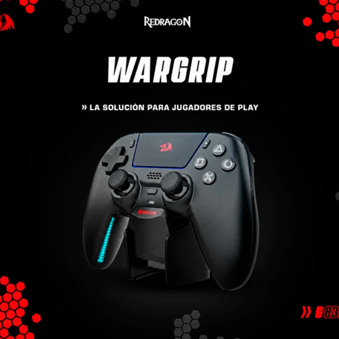 Gamepad Redragon WARGRIP G831 Inalámbrico BLACK con Base de Carga, para PS5 y PC