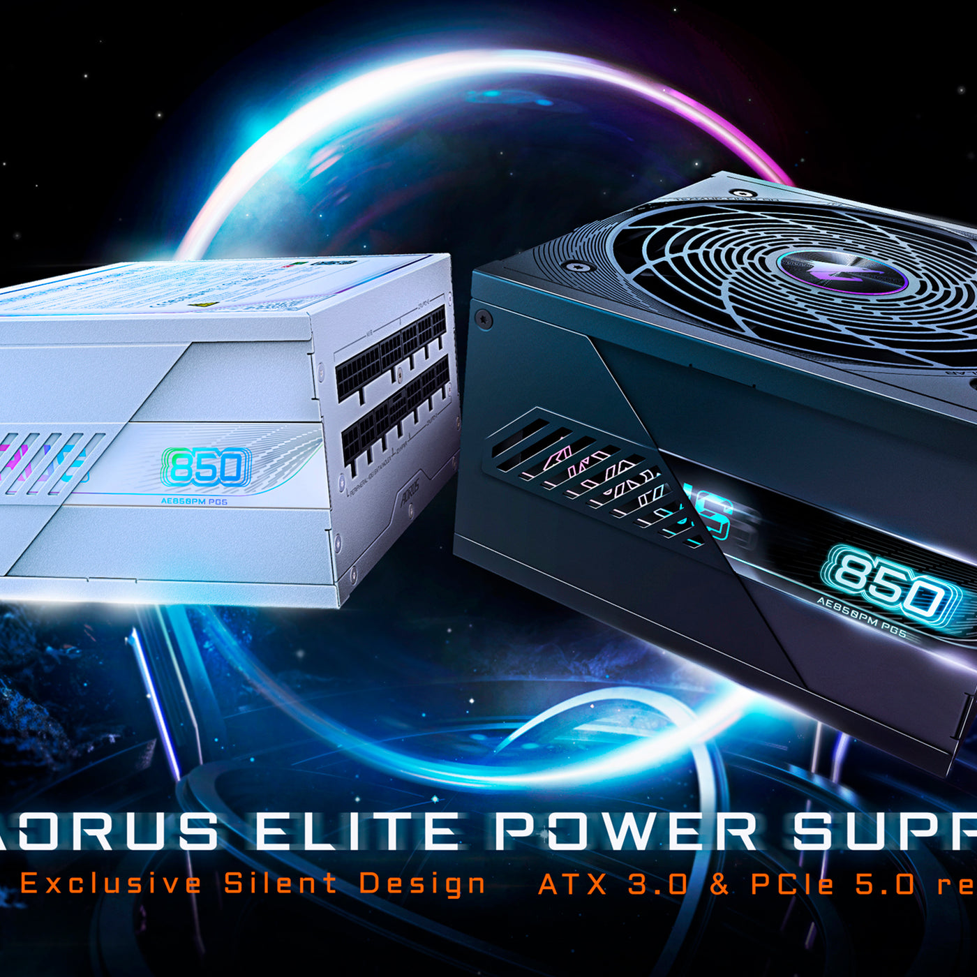 Fuente de poder Gigabyte GP-AE850PM PG5, 850W, 80 PLUS Platinium - Achorao