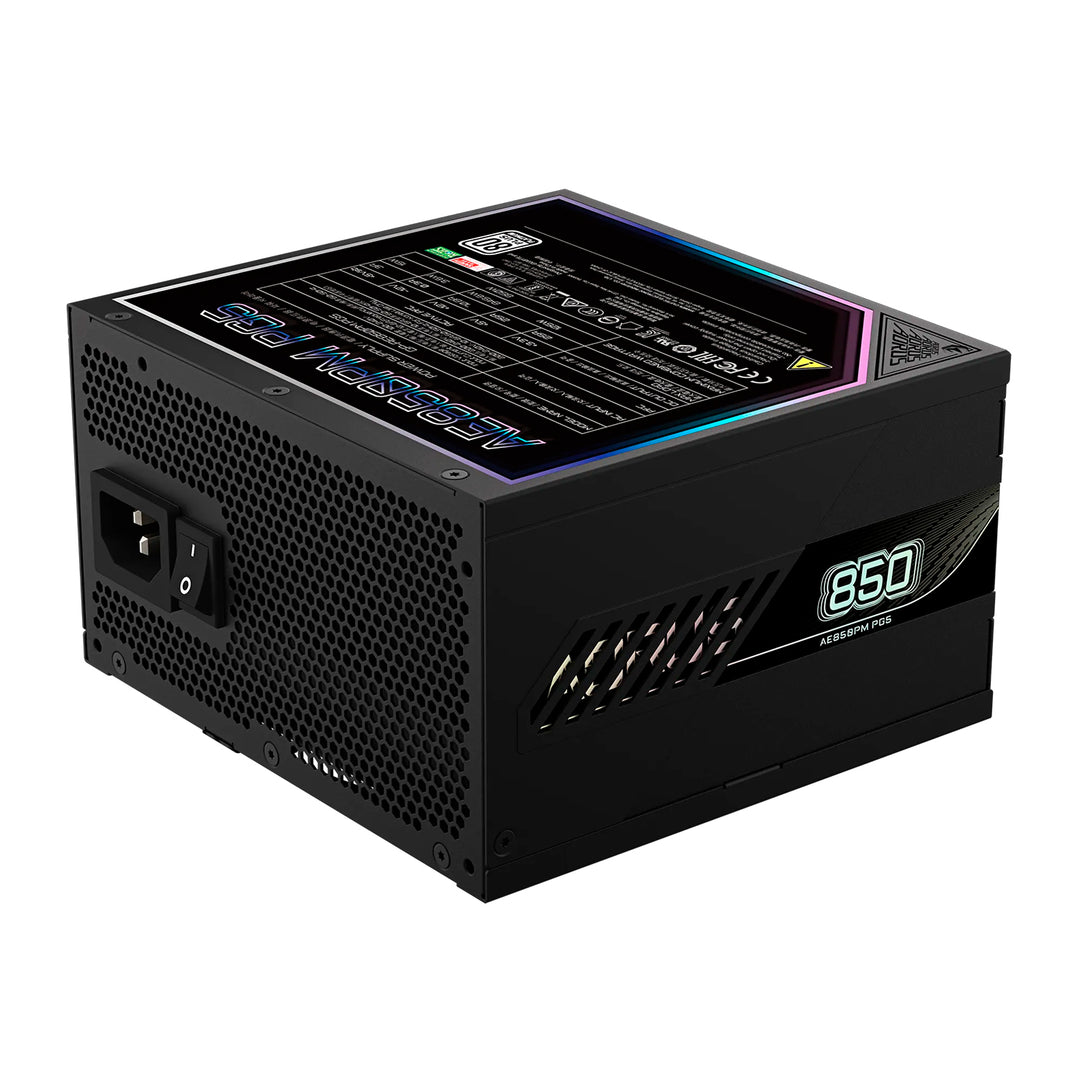 Fuente de poder Gigabyte GP-AE850PM PG5, 850W, 80 PLUS Platinium - Achorao
