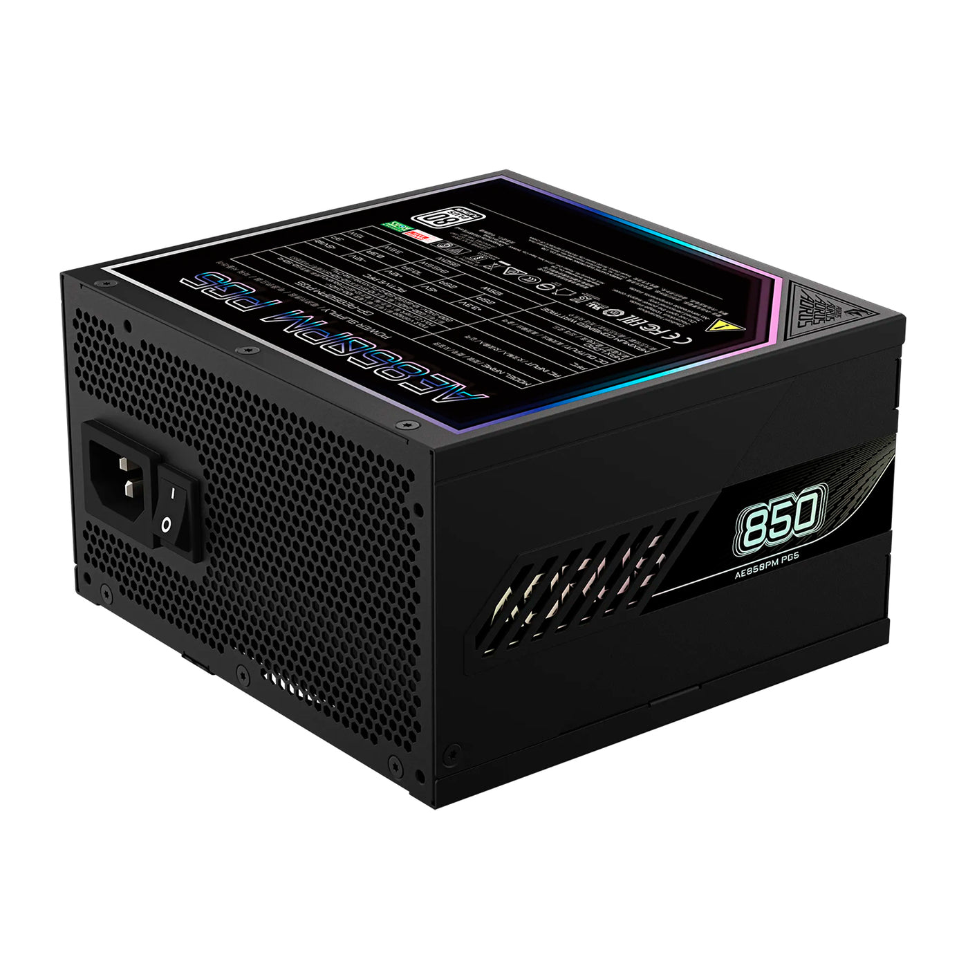 Fuente de poder Gigabyte GP-AE850PM PG5, 850W, 80 PLUS Platinium - Achorao