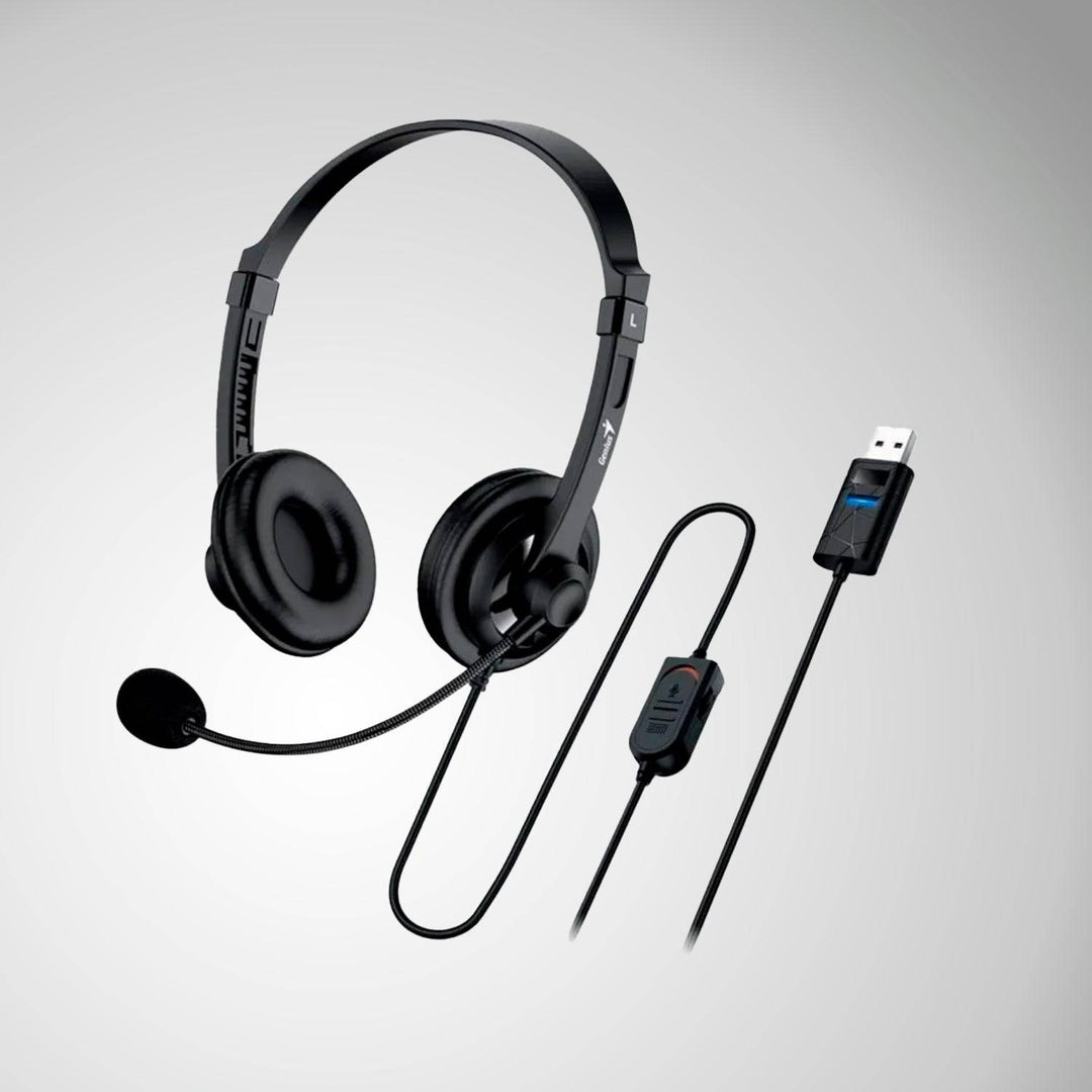 AUDIFONOs usb GENIUS HS-230U C/MIC - Achorao
