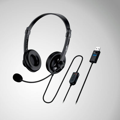 AUDIFONOs usb GENIUS HS-230U C/MIC - Achorao