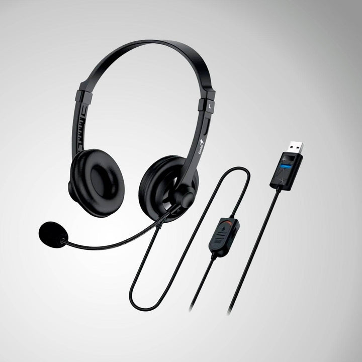 AUDIFONOs usb GENIUS HS-230U C/MIC - Achorao