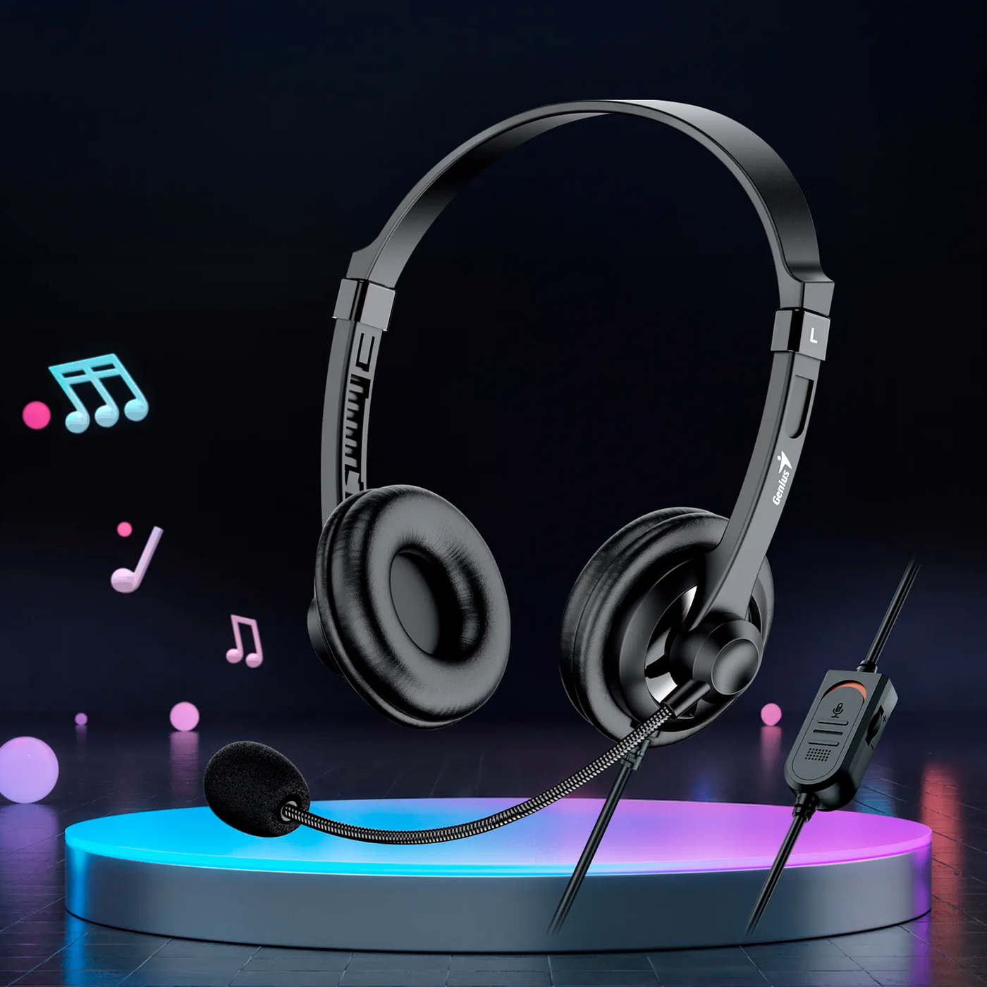 Audifonos usb GENIUS HS-230U C/MIC - Achorao