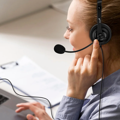 Audifonos usb GENIUS HS-230U C/MIC - Achorao